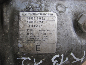 1909C0616 - Компрессор кондиционера Фото 1